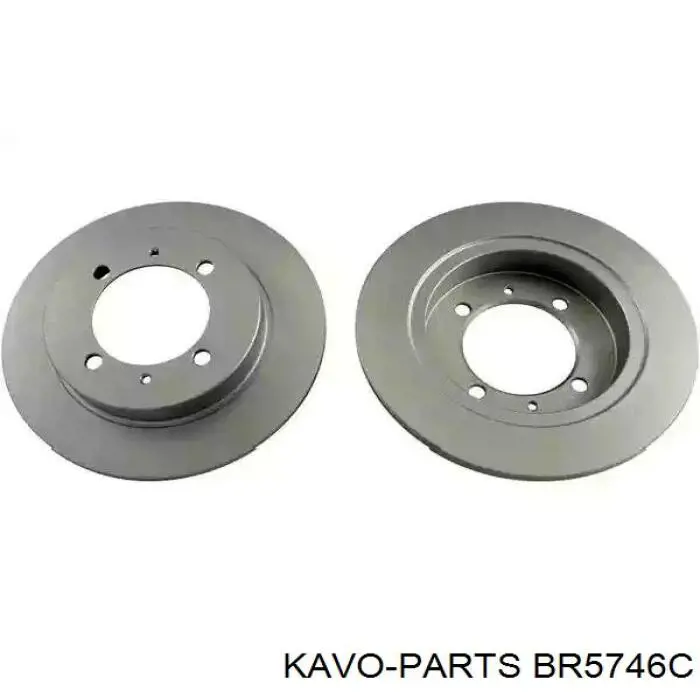 BR-5746-C Kavo Parts disco de freno trasero