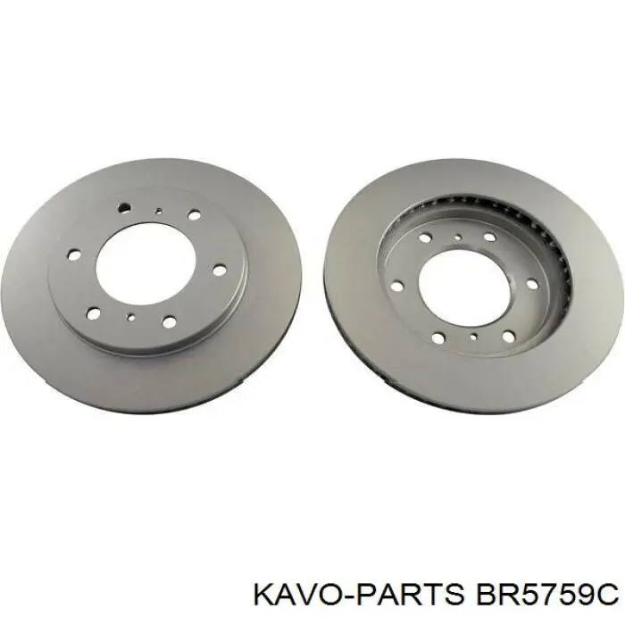 BR-5759-C Kavo Parts disco de freno delantero