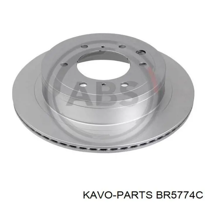 BR-5774-C Kavo Parts disco de freno trasero