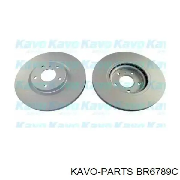 BR-6789-C Kavo Parts disco de freno delantero