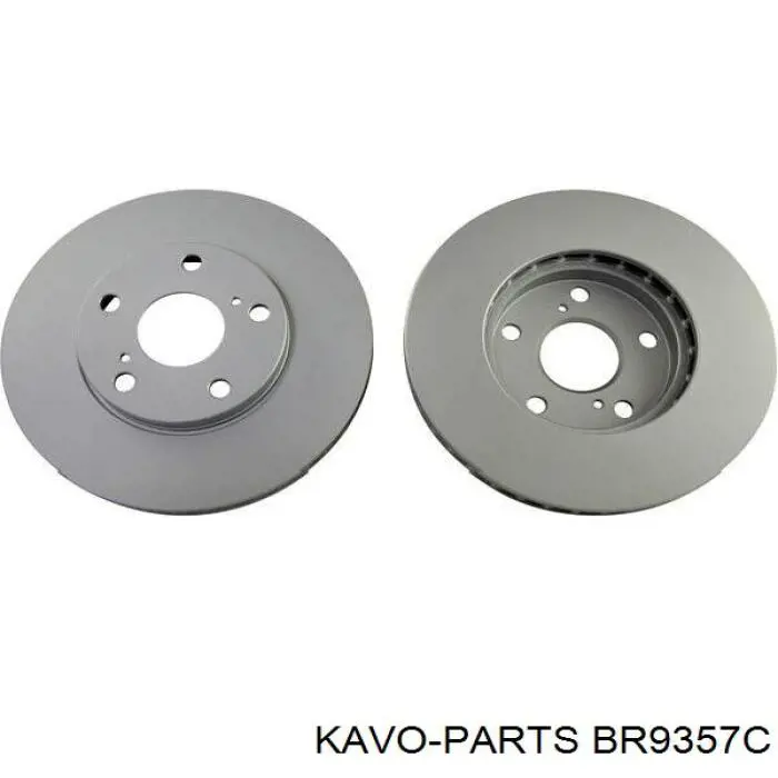 BR-9357-C Kavo Parts disco de freno delantero