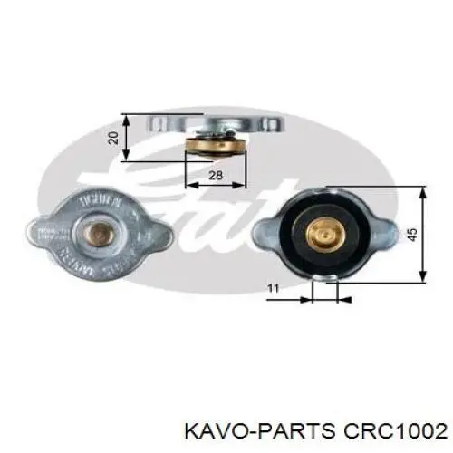 Tapa de radiador Nissan Navara D40M