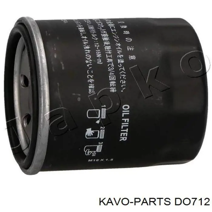 DO712 Kavo Parts Filtro aceite