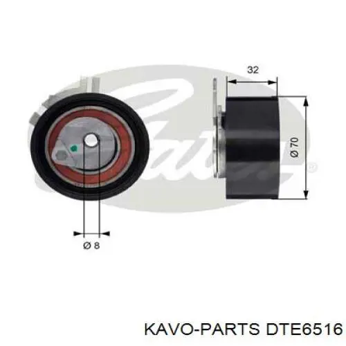 DTE6516 Kavo Parts rodillo, cadena de distribución