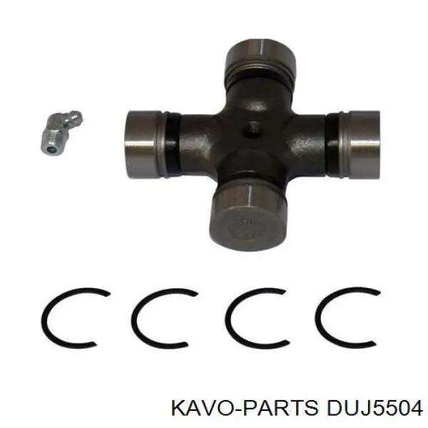 DUJ-5504 Kavo Parts cruceta de árbol de cardán trasero