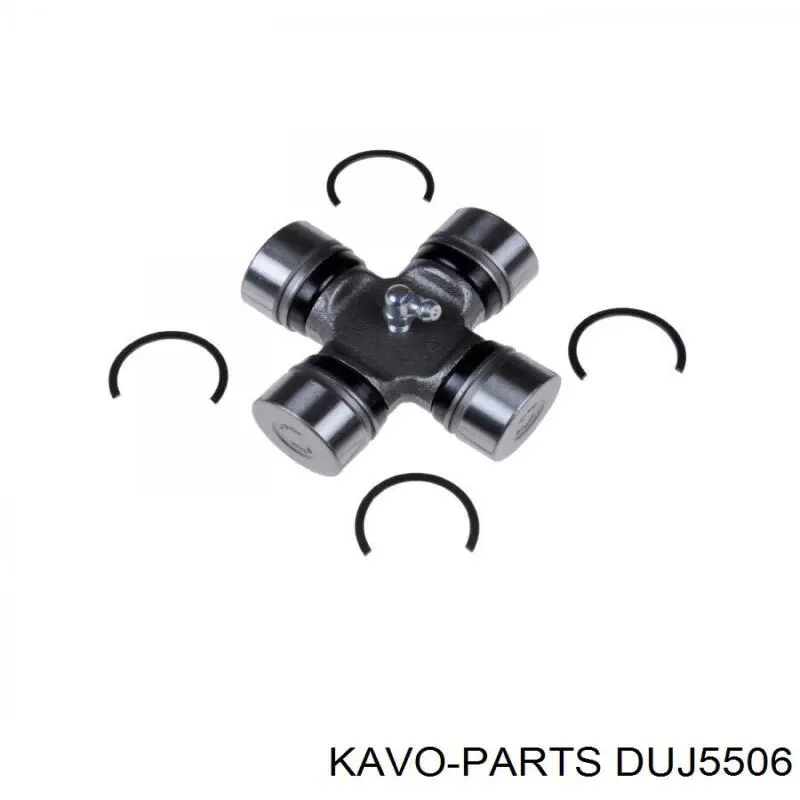DUJ-5506 Kavo Parts cruceta de árbol de cardán delantero