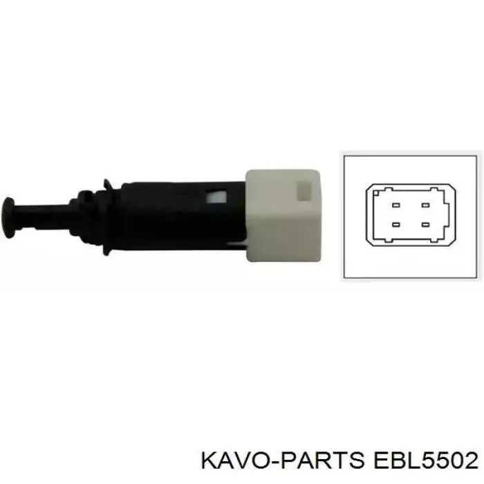 EBL-5502 Kavo Parts interruptor luz de freno