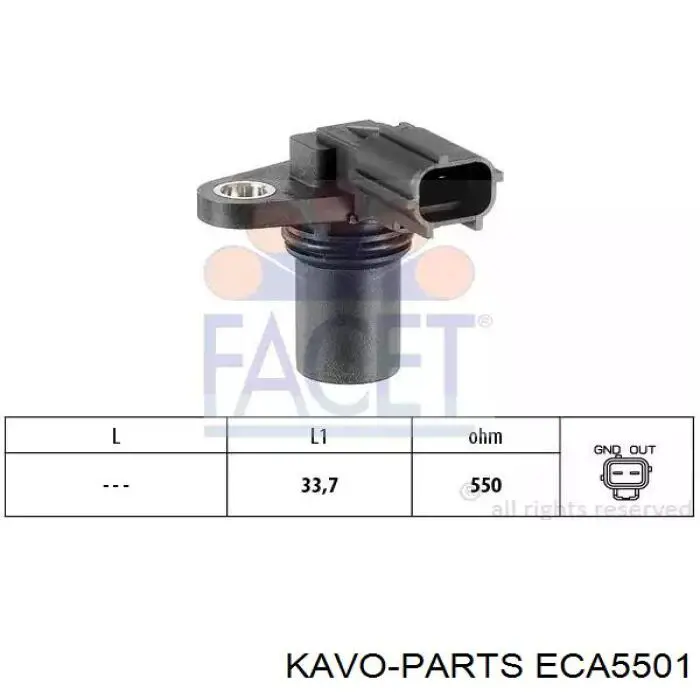 Sensor de levas Kavo Parts ECA5501