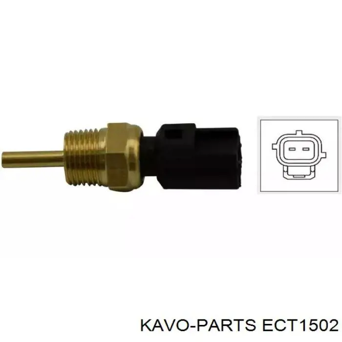 ECT-1502 Kavo Parts sensor de temperatura del refrigerante