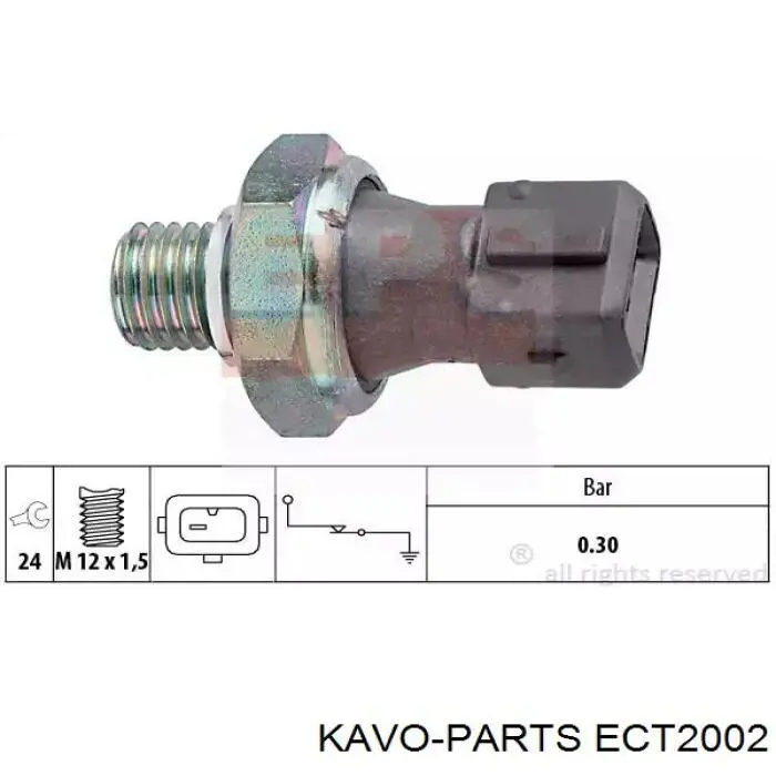 Sensor de temperatura del refrigerante Citroen Saxo S0, S1