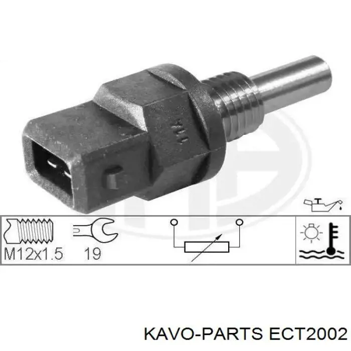 Sensor de temperatura del refrigerante Citroen Saxo S0, S1