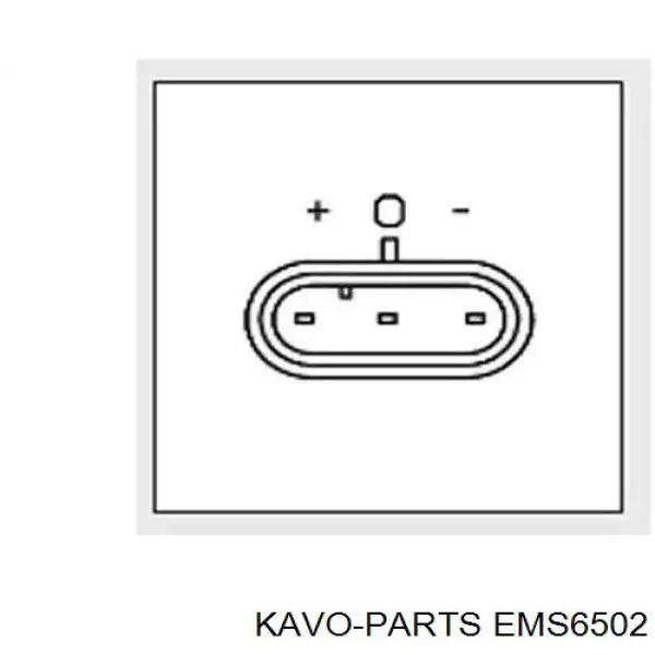 EMS-6502 Kavo Parts sensor de presion del colector de admision