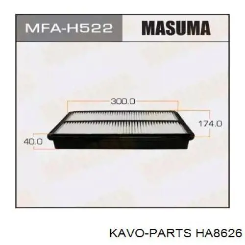 HA-8626 Kavo Parts filtro de aire