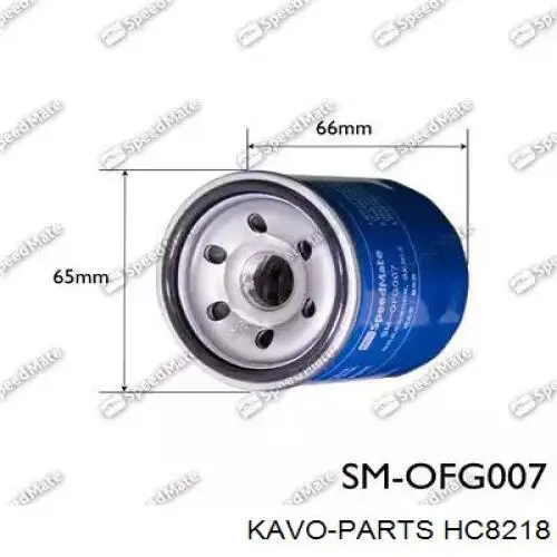Filtro de polen Kavo Parts HC8218