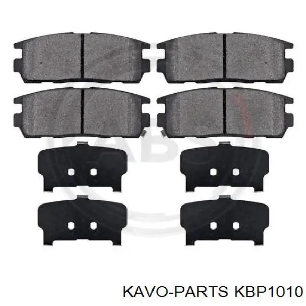 KBP-1010 Kavo Parts pastillas de freno traseras