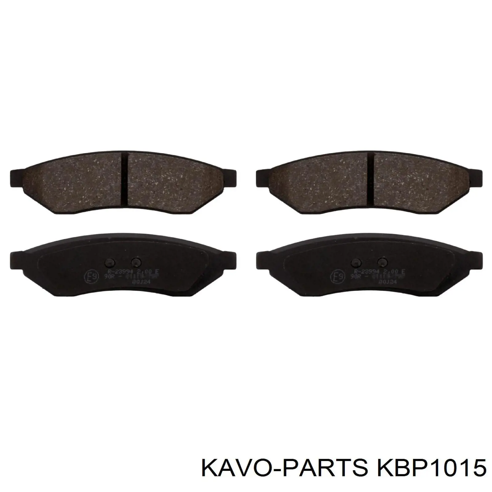 KBP1015 Kavo Parts pastillas de freno traseras
