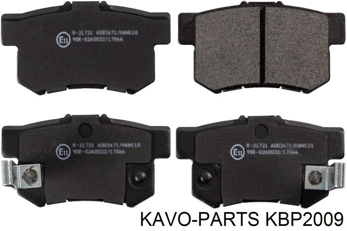 KBP-2009 Kavo Parts pastillas de freno traseras