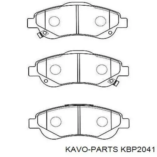 KBP-2041 Kavo Parts pastillas de freno delanteras