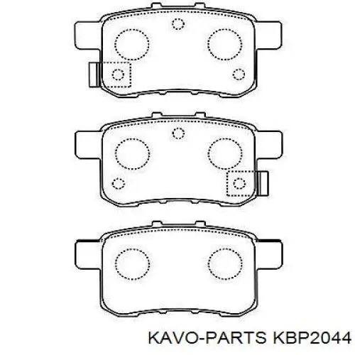 KBP-2044 Kavo Parts pastillas de freno traseras