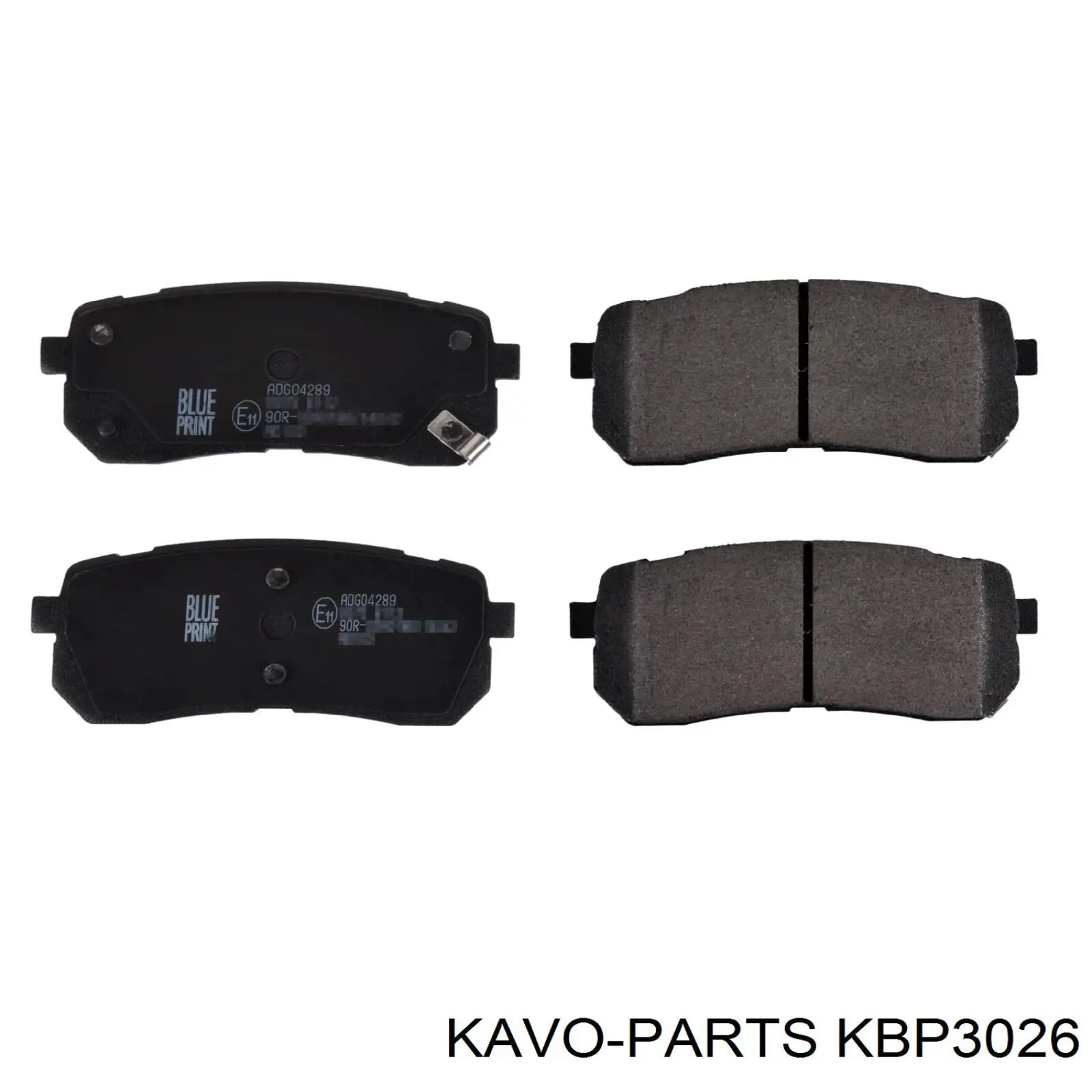 KBP-3026 Kavo Parts pastillas de freno traseras