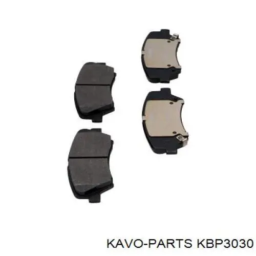 KBP-3030 Kavo Parts pastillas de freno delanteras