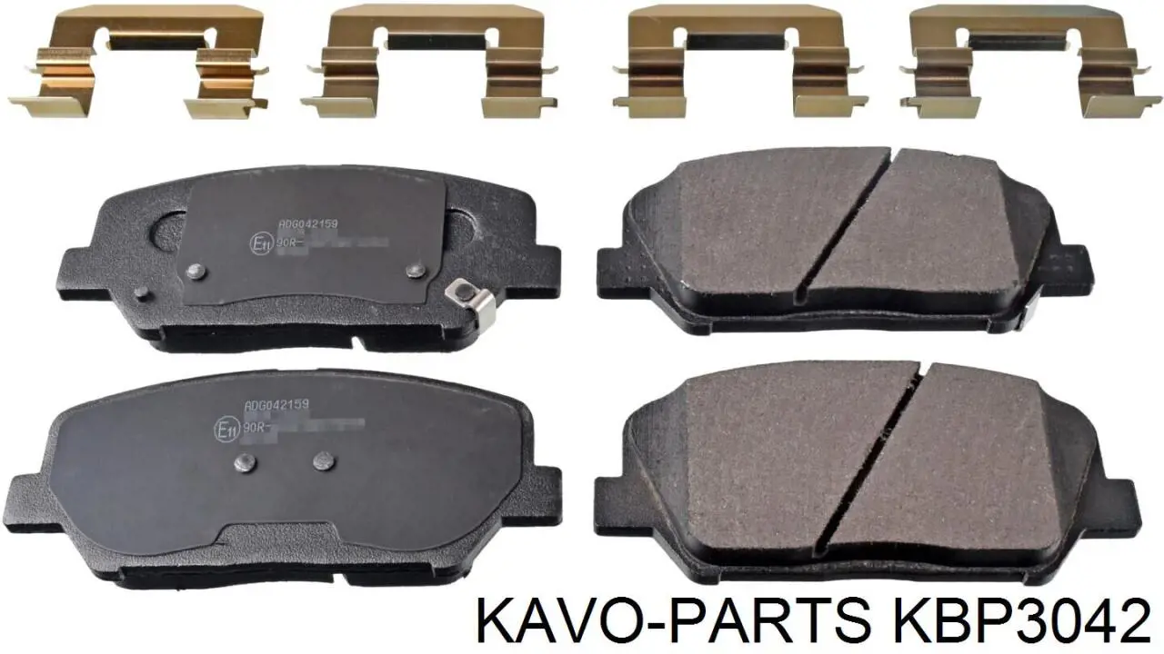 KBP-3042 Kavo Parts pastillas de freno delanteras