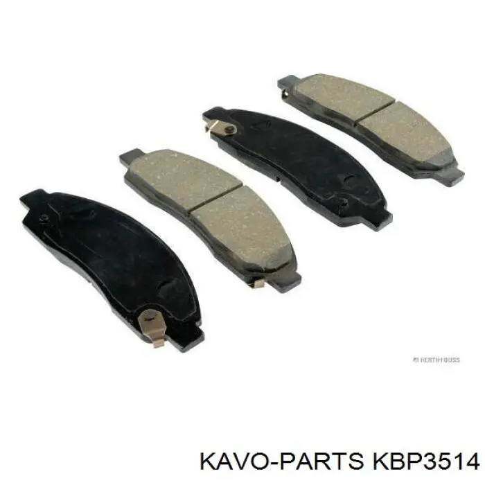 KBP3514 Kavo Parts pastillas de freno delanteras