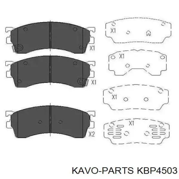 KBP-4503 Kavo Parts pastillas de freno delanteras