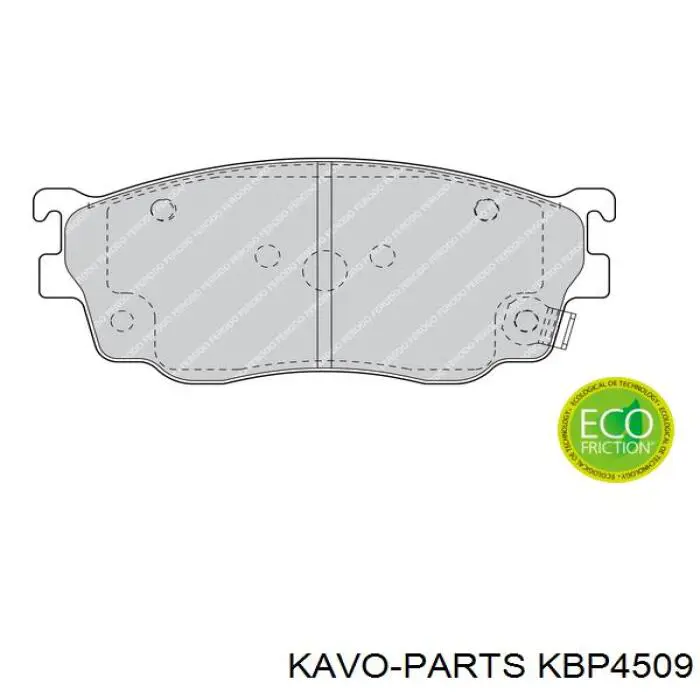 KBP-4509 Kavo Parts pastillas de freno delanteras