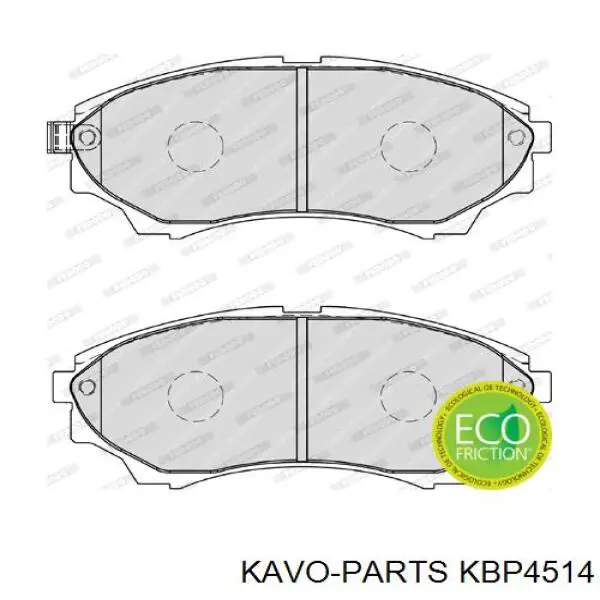 KBP-4514 Kavo Parts pastillas de freno delanteras