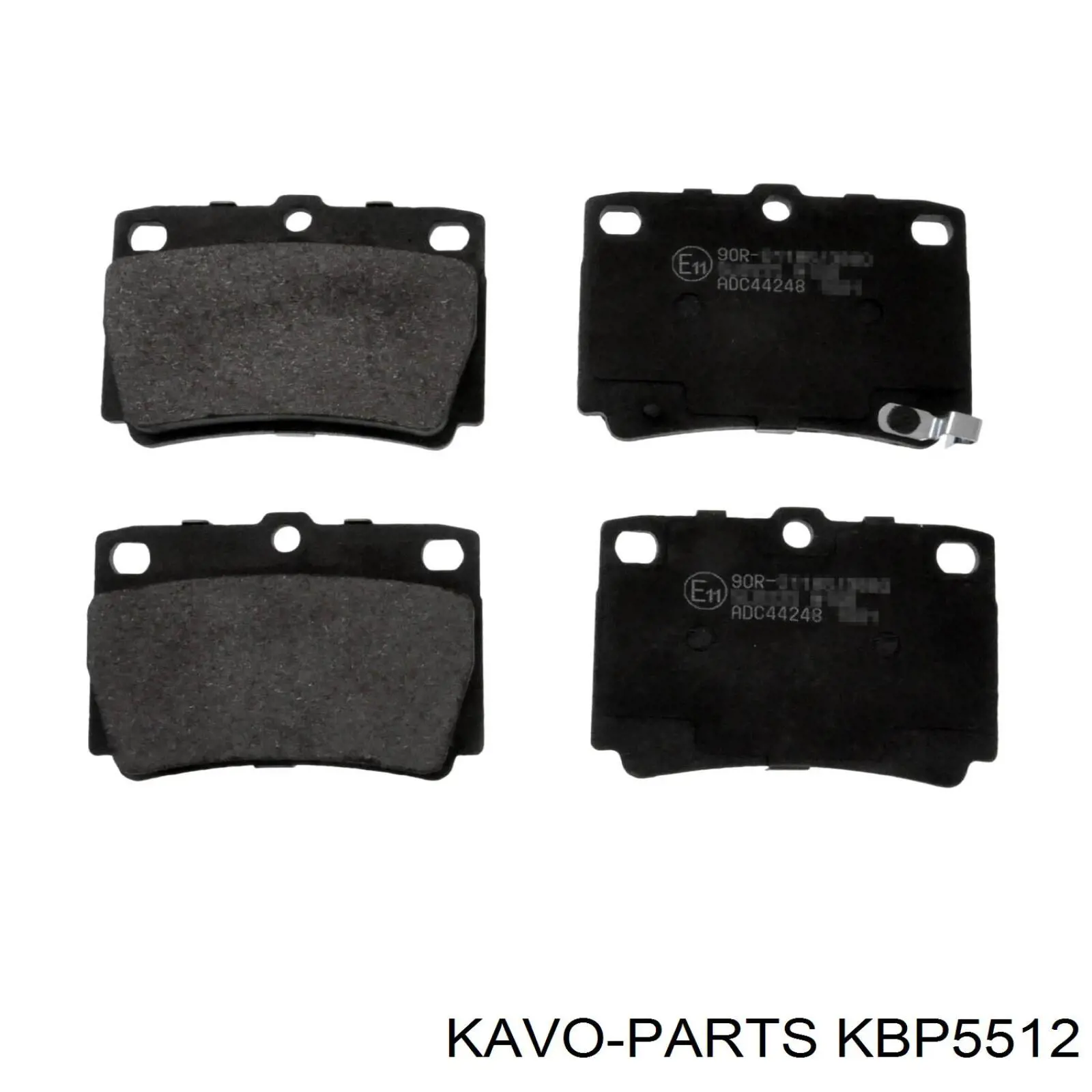 KBP-5512 Kavo Parts pastillas de freno traseras