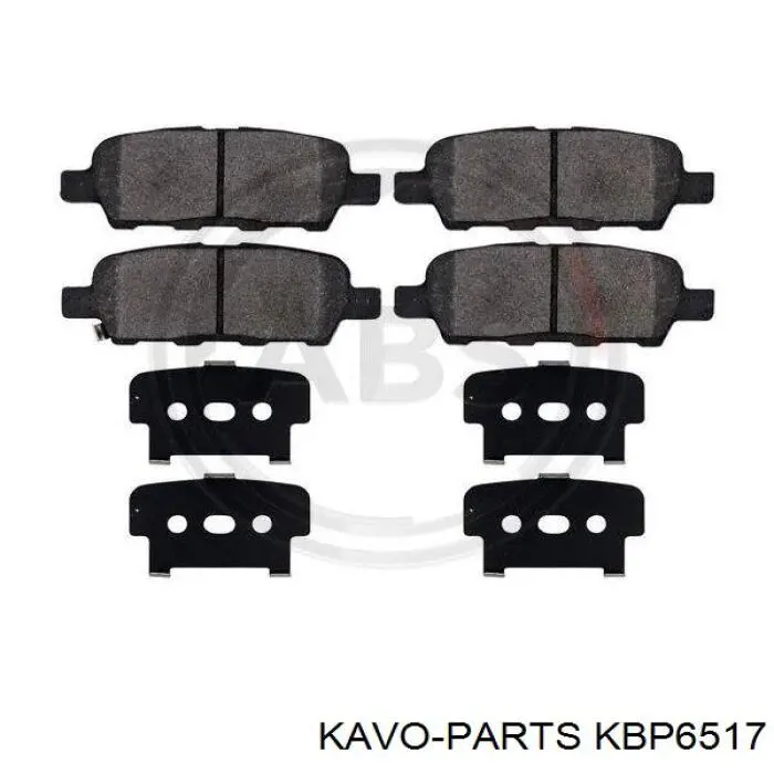 Comprar KBP6517 Kavo Parts Pastillas de freno traseras