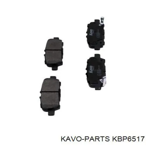 Pastillas traseras Kavo Parts KBP6517