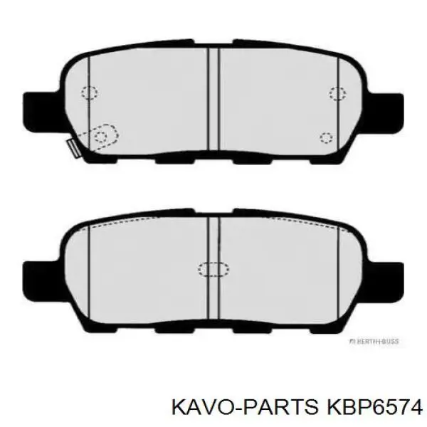 Comprar KBP6574 Kavo Parts Pastillas delanteras de freno