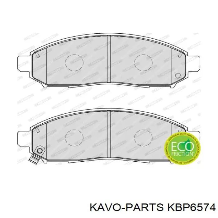 KBP-6574 Kavo Parts pastillas de freno delanteras