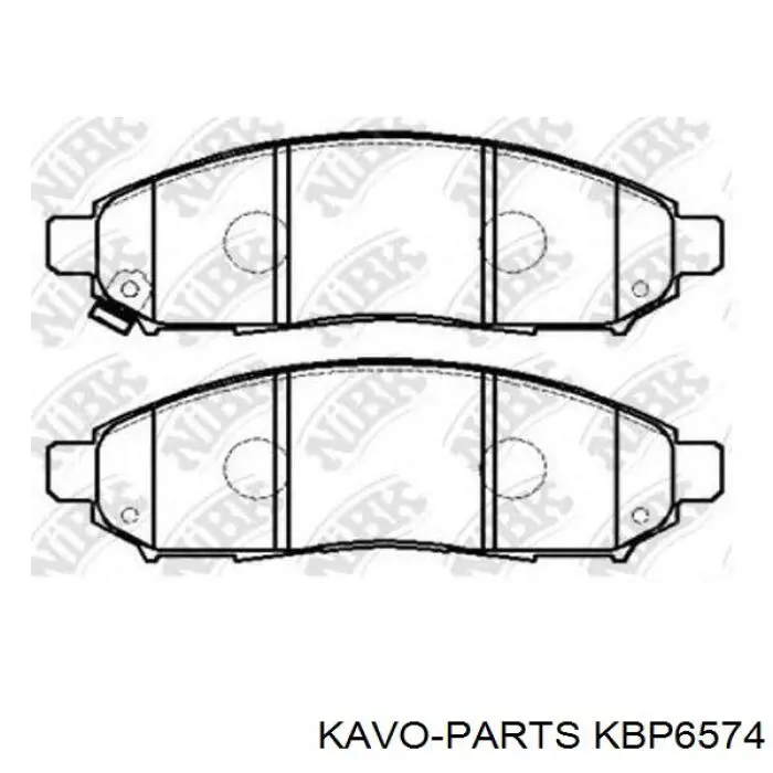 KBP6574 Kavo Parts Pastillas delanteras