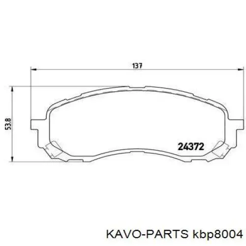 Pastillas de freno delanteras Subaru Impreza 3 GH