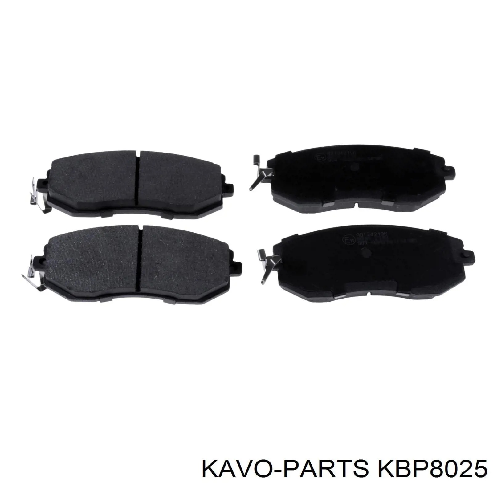 KBP-8025 Kavo Parts pastillas de freno delanteras