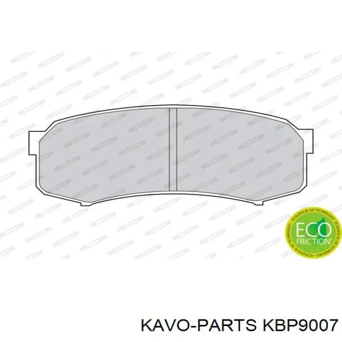 KBP-9007 Kavo Parts pastillas de freno traseras