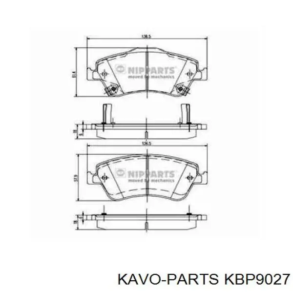 Pastillas de freno delanteras Toyota Corolla E12