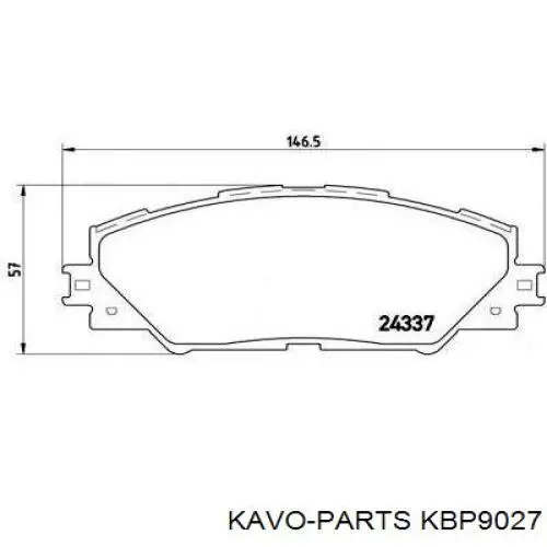 Pastillas de freno delanteras Toyota Corolla E12