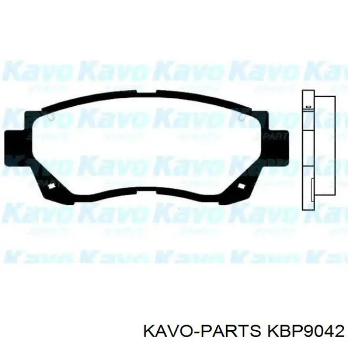 KBP-9042 Kavo Parts pastillas de freno delanteras