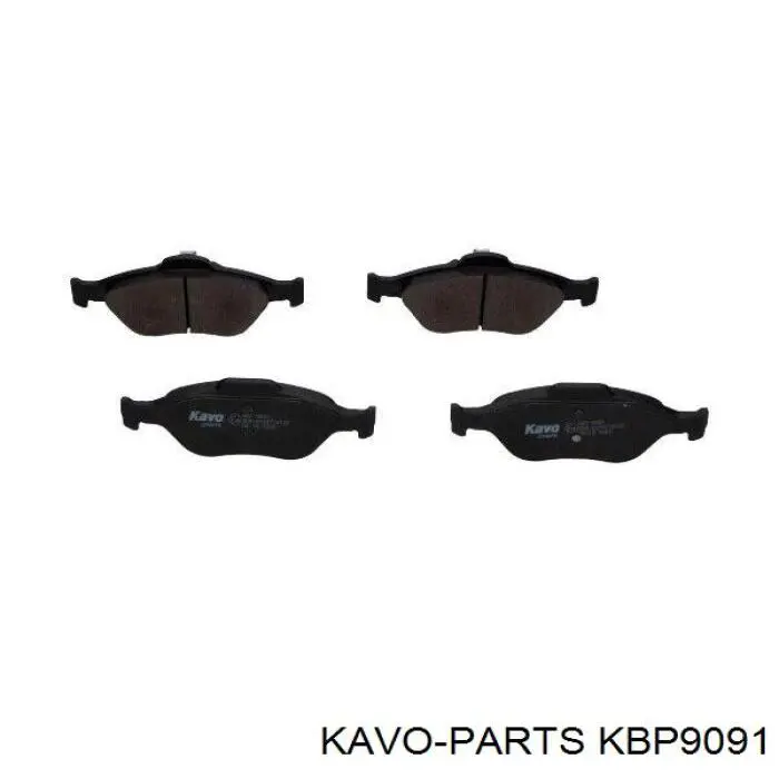 KBP-9091 Kavo Parts pastillas de freno delanteras