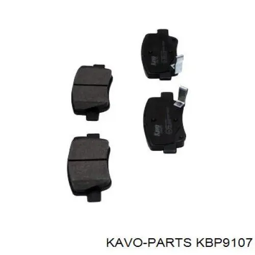 KBP-9107 Kavo Parts pastillas de freno traseras