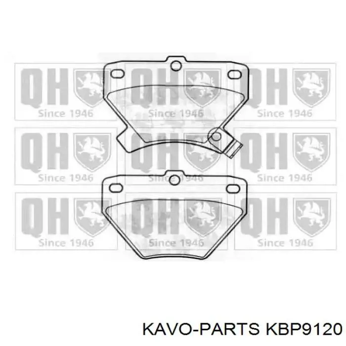 Pastillas freno delanteras Kavo Parts KBP9120 precio, desde 27,74 EUR