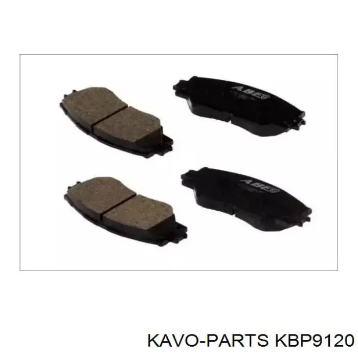 Pastillas de freno KBP9120 Kavo Parts