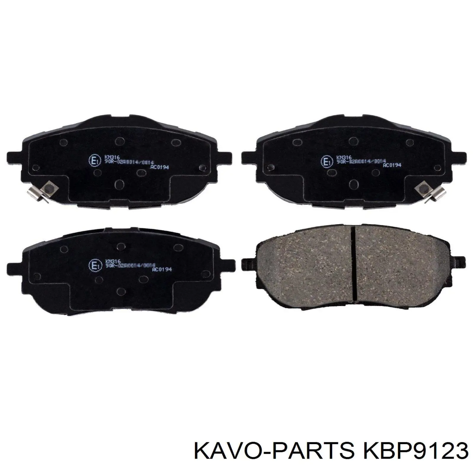 KBP-9123 Kavo Parts pastillas de freno delanteras