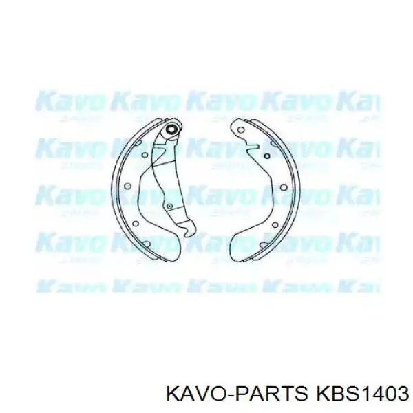 KBS-1403 Kavo Parts zapatas de frenos de tambor traseras