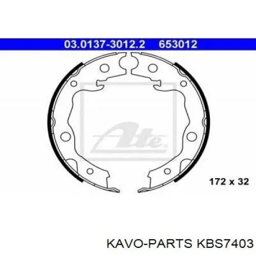 Zapatas de freno de mano Kavo Parts KBS7403 precio, desde 31,12 EUR