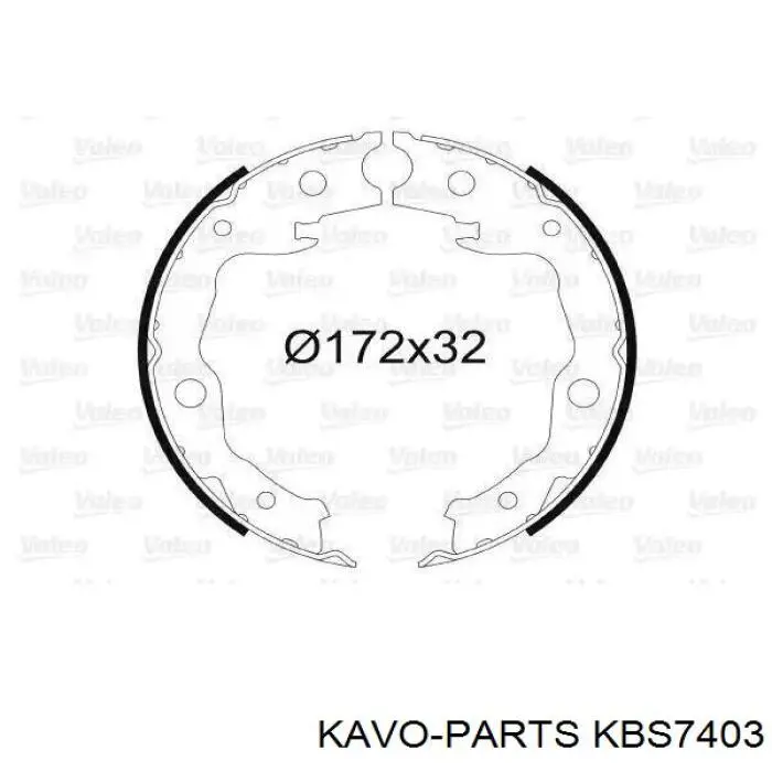Comprar KBS7403 Kavo Parts Juego de zapatas de frenos, freno de estacionamiento